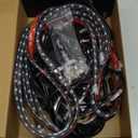 6Pcs Car Underglow Neon Accent Strip Lights 252 LEDs RGB 8 Color Sound Active Function Music Mode with Wireless Remote Control Underbody Light Strips for Car Van SUV Truck