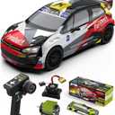 RLAARLO 1/12 Brushelss RC Cars for Adult Top Speed 50+ MPH Rally Car All Terrain RC Truck 4W Off-Road Monster Trucks with Gyro Waterproof Remote Control Car (Red), 15 inches x 6 inches x 5 inches
