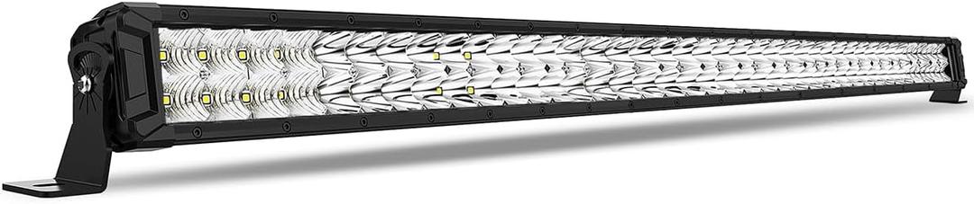 Rigidhorse 42 Inch LED Light Bar 400W Double Row Flood and SpotBeam Combo Off Road Lights Driving Light Fog Light LED Work Light for Truck SUV ATV UTV 4x4 4WD Boat