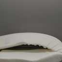 Homemate Queen Size60"x10"x6" Bed Wedge Pillow Stopper - Bed Gap Filler(0-8") - Headboard Pillow - Triangle Bloster Pillow Wedge - White