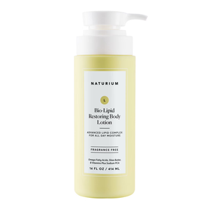 Naturium BioLipid Restoring Moisturizing Body Lotion with Shea Butter, Fragrance Free, 14 oz