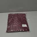 ZAFUL Women's V Neck Cable Knit Sweater 2025 Fall Pullover Long Sleeve Ribbed Loose Top Casual Outfits (Wine Red)