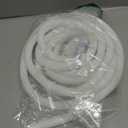 Universal Dehumidifier Drain Hose 13 Feet Air Conditioner Hose with Cut-Table Rubber Adapter Connect Clamp and Teflon Tape, Drain Pipe for Dehumidifiers, Air Conditioners