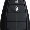 Key Fob Fobik Style Keyless Entry Fits for Jeep Cherokee 2014 2015 2016 2017 2018 2019 2020 Remote Control Key Replacement GQ4-53T (4A Chip) 68105081 3 Button 433MHz