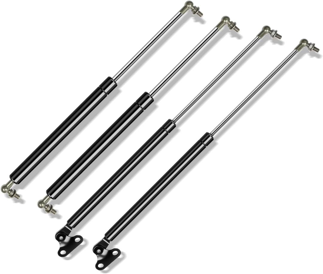 Front Hood and Rear Hatch Tailgate Liftgate Lift Supports Gas Shock Strut Springs Compatible with 1998 1999 2000 2001 2002 2003 2004 2005 2006 2007 Toyota Land Cruiser Lexus LX470, 4 pcs Set
