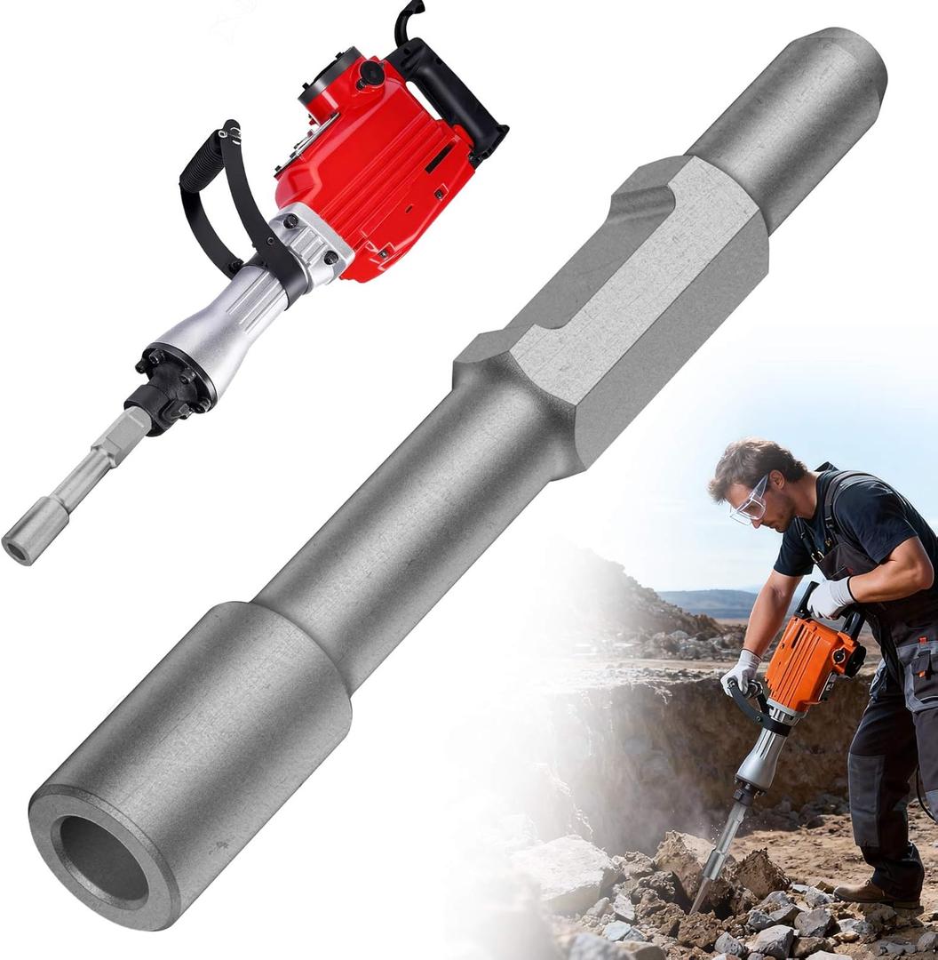 Ground Rod Driver Hex Shank,Grounding Rod for Hammer Drill,Jackhammer Bit for Hex Demolition Jackhammer,1-3/16" Hex-Shank