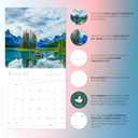 Canada 2026 Calendar | 2026 Wall Calendar | Monthly Planner | Planner 2026-2027 | Marble City Press | 12 x 24 | Sustainable | Plastic Free | Printed on Thick Art Paper
