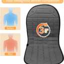 ILLUMINEW Seat Cushion Winter Cover for Full Back and Seat Grey
