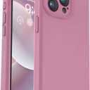 Vooii Compatible with iPhone 15 Pro Case, Upgrade Liquid Silicone, [Enhanced Camera Protection] [Soft Anti-Scratch Microfiber Lining] Shockproof Phone Case iPhone 15 Pro 6.1 inch - Lavender Purple