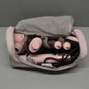 5 in 1 Hot Air Styler Wrap - High-Speed Hair Dryer, Volumizing Brush with Auto Curlers, Fast Drying & Frizz-Free Styling Straightening, No Heat Damage, Includes Travel Bag, Gift for Women (Pink)