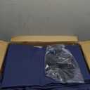 slashome 10'x12' Gazebo Curtains Outdoor Waterproof, Navy Blue Universal Replacement Curtain 4-Panels, Sidewalls with Zipper for Garden, Patio, Yard (Only Curtains)