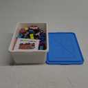 Wondertoys Wooden Alphabet Train Toy 27 PCS Magnetic Alphabet ABC Letter Train Set Includes 42 PCS Flash Cards, 1 Engine and 1 Storage Box for Toddlers Kids Boys and Girls