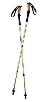Northpak Outdoor Products Adjustable Green Trekking Poles Walking Hiking Sticks, Green