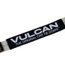 VULCAN Car Tie Down with Chain Anchors - Lasso Style - 2 Inch x 96 Inch - 4 Pack - Silver Series - 3,300 Pound Safe Working Load
