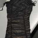 City Chic Dress Falcon Black/Nude XXS