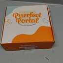 Purrfect Portal Meow Manor Cat Door Interior Door - No-Flap, Fits Cats Up to 20 lbs, Easy DIY Setup, No Training Needed, Black