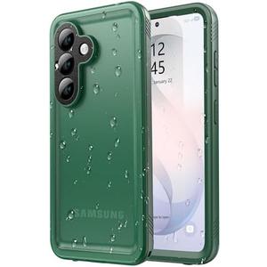 SPORTLINK for Samsung Galaxy S26 Case, IP68 Waterproof Dustproof Military 360 Full Body Heavy Duty Shockproof Protective with Camera Screen Protector S 26 Phone Front Back Cover 6.3" Green