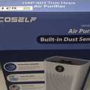 Ecoself Air Purifiers for Home Large Room, Cover Up to 2400 Ft with True HEPA Filter, Smart Mode, PM2.5 Air Quality Display, 22dB Sleep Mode, Aromatherapy with 2X-Purification & 360Air Outlet, HAP603