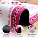 32.4x32.4 Inch Flamingo Mahjong Mat 3MM Noise Reduction