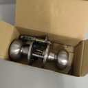 Probrico Door Knobs Interior, Passage Brushed Nickel Hall/Closet Door Knob,Stainless Steel Interior Non-Locking Door Knob, 1 Pack