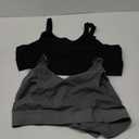 Momcozy Hands Free Pumping Bra, Supportive All Day Wear for Spectra, Medela, Bellababy Breast Pumps (Medium, Black,grey-2pk)