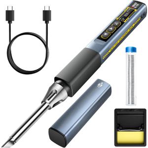 Soldering Iron Kit, Portable Corded Soldering Iron 95W 3S Fast Heating 212-842, Pre-set 3 Groups Temperature Portable Welding Tools for Metal Electric Repairs DIY (SL108)