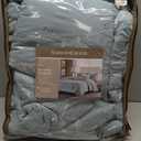 Harbor House Seaside Reversible Cotton Quilt Set Coastal Clam, Starfish, Coral Embroidery, All Season, Pre-Washed Coverlet Bedding Layer, Decorative Pillow, King/Cal King(108"x90") Seafoam 4 Piece