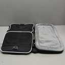 Petskd Top and Side Expandable Pet Carrier 17x11x9.5 Inches Alaska Airline Approved, Soft-Sided Carrier for Small Cats and Dogs with Locking Safety Zippers and Anti-Scratch Mesh(Black)