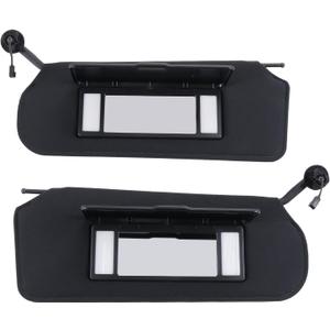 Automotive Sun Visor with Updated Bright LED Lights Sunvisors Replacement for Corvette C5 Chevrolet 1997-2004 Replaces 10442033 10442034 Left Driver and Right Passenger Side