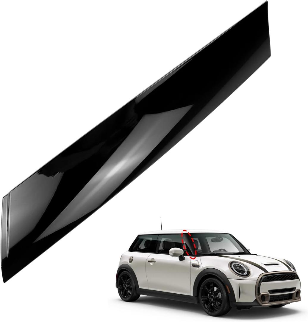 Windshield Post Trim A Pillar Cover Compatible with Mini Cooper R55 R56 R57 2007-2015 Replaces 51137272584 Right Side
