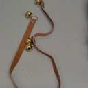 Leather Dog Doorbells for Door Knob, Adjustable Brass Potty Training Bells for Puppy to Go Outside, Easy Dog Door Bell for Potty Training