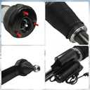 Front Left Air Suspension Strut Shock Absorber for Mercedes-Benz S-Class W221 S550 S450 S350 CL550 2007-2013 4MATIC AWD Replacement Air Suspension Kits 2213200438 2213200538