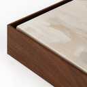 FOLKOR Floater Frame for 24x36 Canvas Paintings,5/6" Deep,Walnut Woodgrain