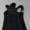 Waist Trainer for Women - Workout Tummy Control Girdle, Adjustable Shoulder Strap Body Shaper Small, Black Classic