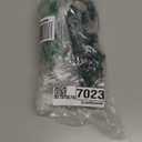 Novelty Lights 25 Foot C7 Outdoor String Light Christmas Stringer - Patio String Lights - Candelabra Base (C7/E12) - 12" Spacing - Green Wire