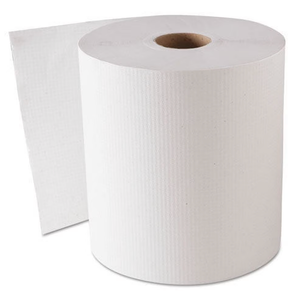 GEN Hardwound Roll Towels - White, 8-Inch x 800 ft, 3 Rolls