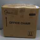 TRALT Office Chair - Ergonomic Desk Chair with Adjustable Lumbar Support, Mesh Computer Chair, Executive Chairs for Home Office Comfortable Lumbar Support (Black) (Pack of 1)