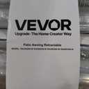 VEVOR Manual Retractable Awning 13.1' x 9.8' Outdoor Patio Awning Sun Shade