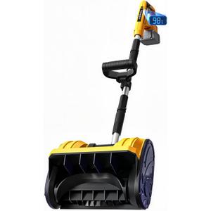 Cordless Snow Shovel Compatible for DeWalt 20V Battery with Brushless Motor, 12'' Cordless Snow Blower, Electric Snow Thrower,6.2" Clear Depth with Front Handle for Deck,Patio