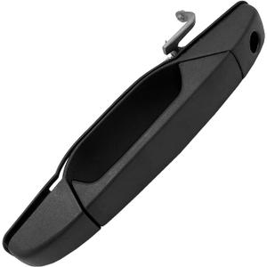 NPAUTO Exterior Front Driver Door Handle Compatible with 2007 2008 2009 2010 2011 2012 2013 Chevy Silverado 1500 2500 3500 Suburban Avalanche Tahoe Sierra Yukon XL, Black, 80574 15915106