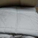 ACCURATEX Oversized King Duvet Insert Comforter 120x98,100% Cotton 400GSM Thick Fluffy Down Alternative Comforter,Breathable Soft White Hotel Bed Duvet Insert with Corner Tabs
