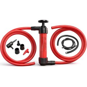 HORUSDY Multi-Use Siphon Fuel Transfer Pump Kit for Gas Oil and Liquids