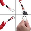 6ft Trailer Breakaway Switch, Breakaway Coiled Cable with Electric Brake Switch Breakaway and Coiled Cable Fits for RV Towing Trailer
