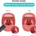 Bigsmile Water Flosser Safe Tonsil Stone Remover Prevent Bad Breath Cordless Portable Dental Irrigator Travel Shower Strong Pick Floss IPX7 (Black
