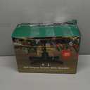 COOLWUFAN Musical Rotating Christmas Tree Stand with Remote Control, Built-in Electrical Outlets Xmas Tree for Up to 9ft Artificial Trees, Stable 360 Degree Spinning Tree Base Holder