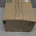 Kismile Small Electric Space Heater Ceramic Space Heater, Portable Heater Fan for Office with Adjustable Thermostat and Overheat Protection ETL Listed for Kitchen, 750W/1500W (Black)