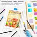 Shuttle Art 80 Colored Pencils, Colored Pencils for Adult Coloring, Soft Core Color Pencil, Drawing Supplies for Adults Kids Artists Beginners Drawing Coloring Sketching