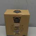 Home EC Premium Stainless Steel Sea Salt and Pepper Grinder Set of 2 - Adjustable Ceramic - Tall Glass Salt and Pepper Shakers - Kitchen Spice Mill W/Funnel & EBook