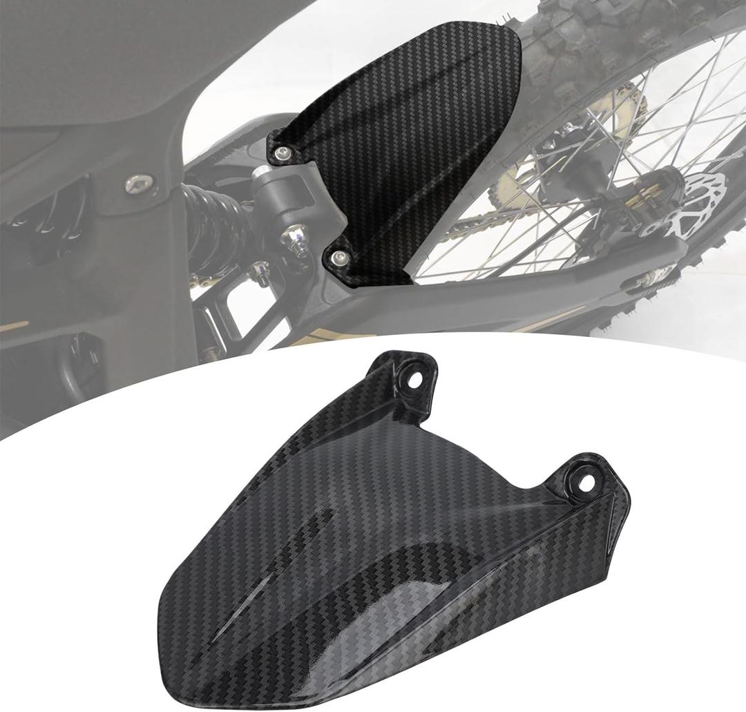 CHANGCHENG Motorcycle Rear Fender Mudguard Fender Protector Carbon Fiber Pattern for Talaria Sting MX3/MX4/MX5 Electric Dirt Bike