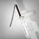 24-Inch Inverted Spear of Heaven Foam Prop Adult Anime Cosplay Weapon Replica, Non-Functional PU Foam Collectible
